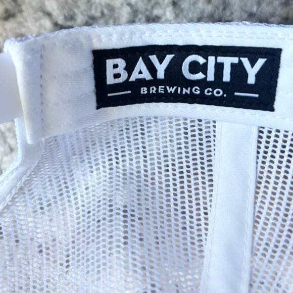 Retro Bay City Brewing Co. Flat Bill Trucker Hat - Picture 3 of 3